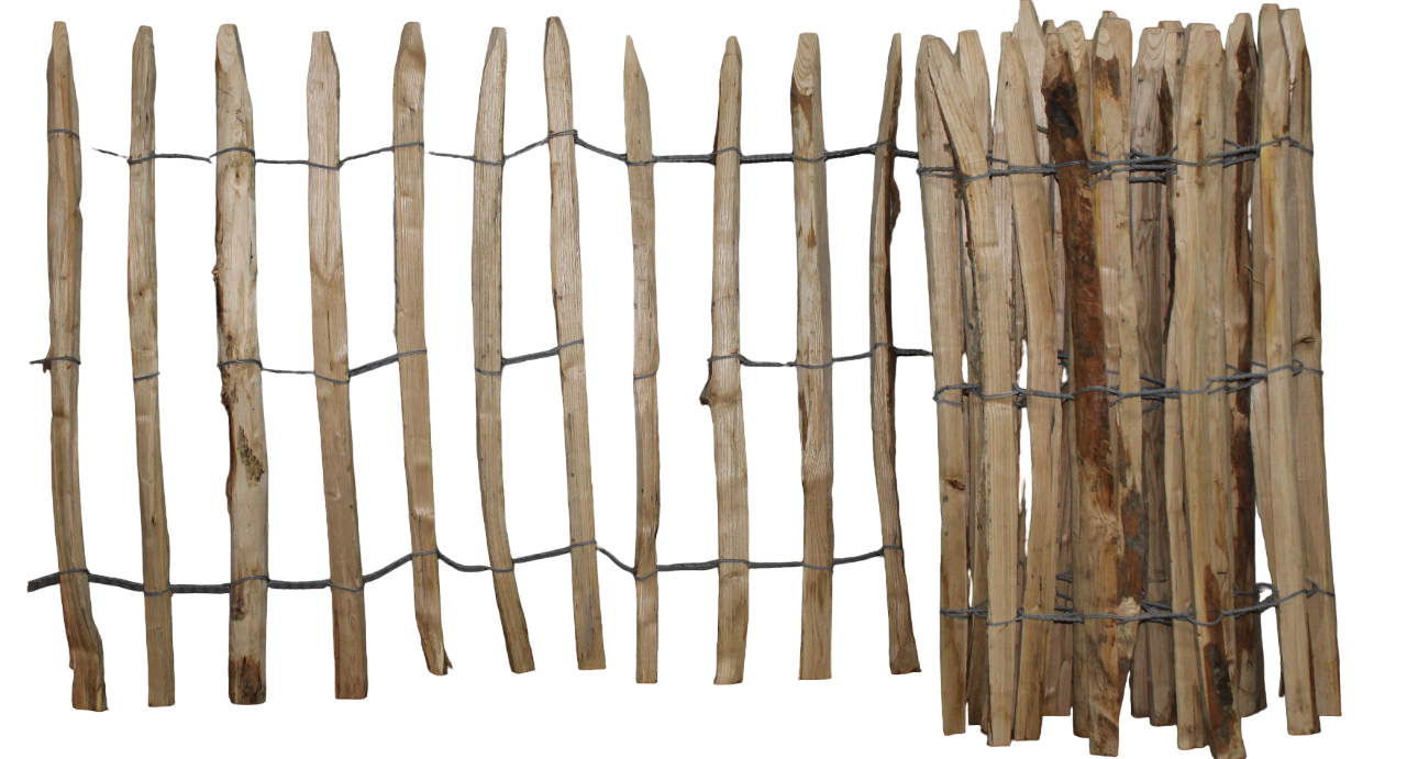 Schapenhek Kastanje Latafstand 8-10CM