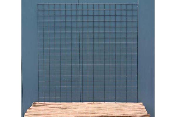 Gaasmat zwart maas 10X10