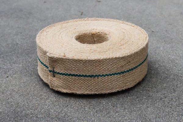 Jute boomband 25 meter 5 cm breed